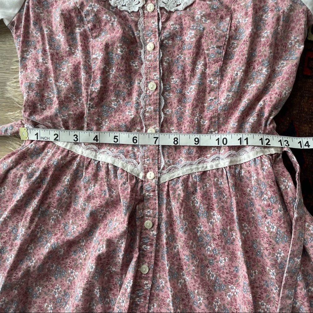 Vintage Gunne Sax Renaissance Puff Sleeve Prairie Dress - Picture 5 of 9